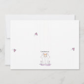 最終的に2人の花嫁の結婚式招待状 招待状 (裏面)