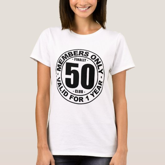 最終的に50クラブ Tシャツ (正面)