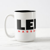 最終的Lenox©のコーヒー・マグをlove ツートーンマグカップ (左)