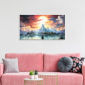 最終目的地に達した キャンバスプリント (インサイチュ (リビング))