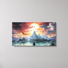 最終目的地に達した キャンバスプリント