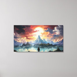 最終目的地に達した キャンバスプリント