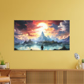 最終目的地に達した キャンバスプリント (インサイチュ (リビング))