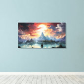 最終目的地に達した キャンバスプリント (インサイチュ (ウッドフロア))