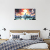 最終目的地に達した キャンバスプリント (インサイチュ (寝室))