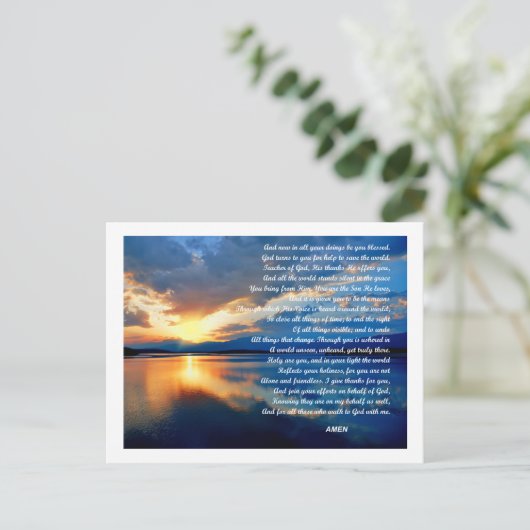 最終祈りの言葉写真はがき シーズンポストカード (スタンド正面)