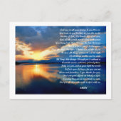 最終祈りの言葉写真はがき シーズンポストカード (正面)