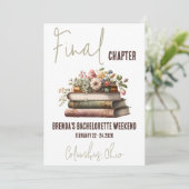 最終章、ブックをテーマにしたバチェロレッテの週末 招待状 (スタンド正面)