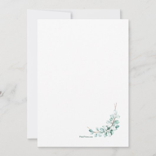 最終結婚式招待状 招待状 (裏面)