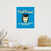 最終試験：最後買に文字書 ポスター (キッチン)