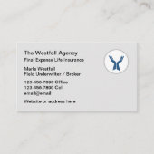 最終費用生命保険 名刺 (正面)