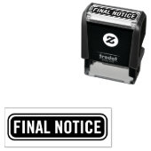 最終通知コレクションスタンプ セルフインキングスタンプ (インサイチュ)