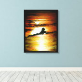 最終通話 キャンバスプリント (インサイチュ (ウッドフロア))