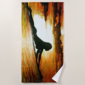 最終通話 ビーチタオル (正面)