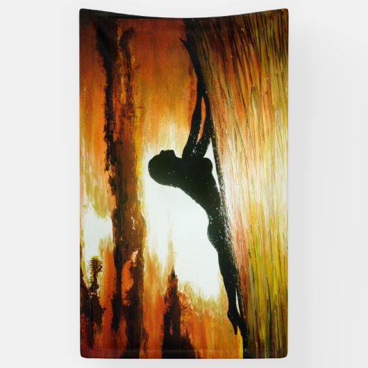 最終通話 横断幕 (縦)