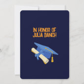 最終選考：荷車を引く卒業式パーティー 招待状 (裏面)