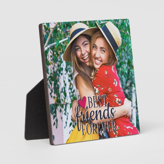 最良の友達 フォトプレート 現代のベストフレンド フォトプラーク (正面)