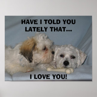 最近お前に言った…愛してる… ポスター