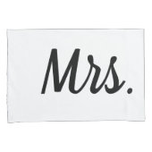 最近のための氏および夫人枕カバーの袖はカップルを結婚します 枕カバー (正面右)