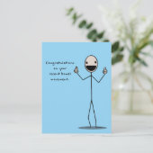 最近の便通おめでとう ポストカード (スタンド正面)