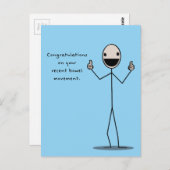 最近の便通おめでとう ポストカード (正面/裏面)