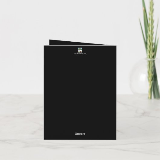 最近の勉強にグリーティングカードが表示される カード (裏面)