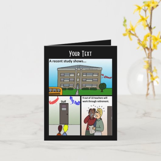 最近の勉強にグリーティングカードが表示される カード (黄色い花)