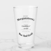 最近の最悪年の履歴ノベルティバー タンブラーグラス (裏面)