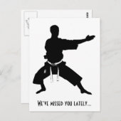 最近の空手恋しく思はがきを見た ポストカード (正面/裏面)