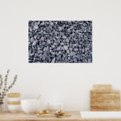 最近ストリップ炭鉱から発掘された石炭の山 ポスター (キッチン)