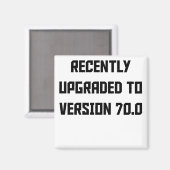 最近バージョン70.0にアップグレード マグネット (正面/裏面)