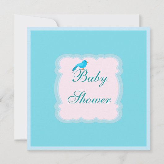 最近工夫された男の赤ちゃんの恐竜のベビーシャワー 招待状 (裏面)