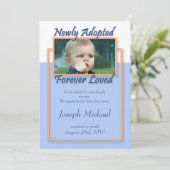 最近採用された、永久に愛された~の発表 案内状 (スタンド正面)