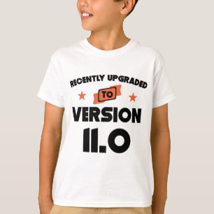 最近版11.0第11誕生日に改善されて Tシャツ