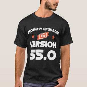 最近版55.0第55誕生日に改善されて Tシャツ