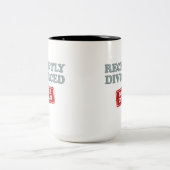 最近、球そのまま離婚される ツートーンマグカップ (中央)