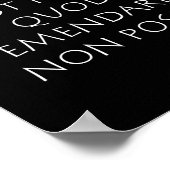 最適なest pati quod emendare non possis ポスター (角)