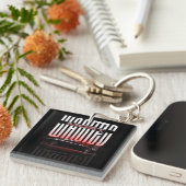 最重要指名手配通りレーサーアクリルキーチェーン キーホルダー (正面右)