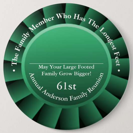 最長足サイズファミリー懇親会賞 缶バッジ (正面)