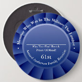 最長軍隊ファミリーメンバー懇親会賞 缶バッジ (正面&裏面)