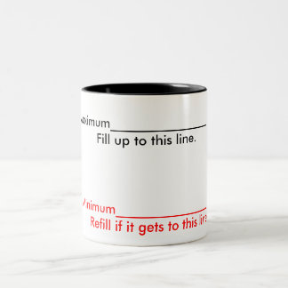 最高および最低 ツートーンマグカップ