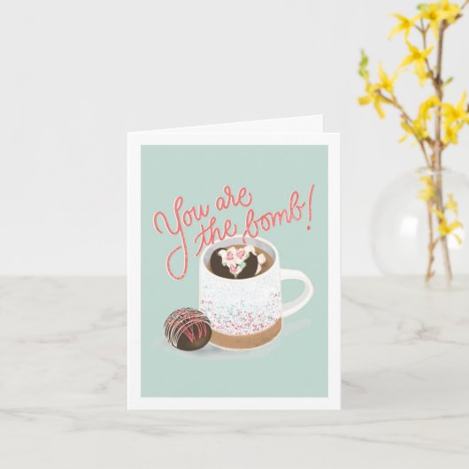 最高です！クリスマスカード カード (黄色い花)