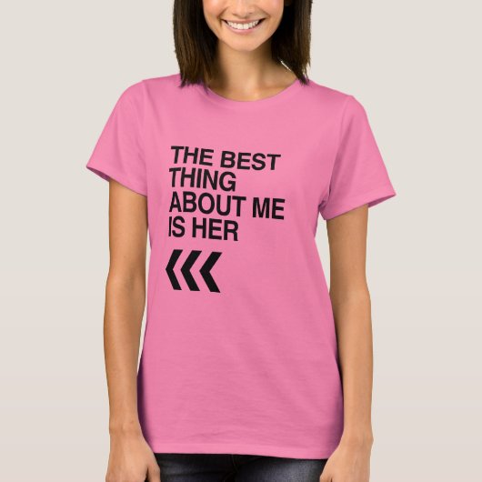 最高なところは彼女の右側 -.png tシャツ (正面)
