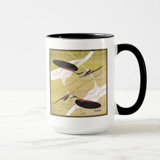 最高にそれを取る音楽! マグカップ (右)