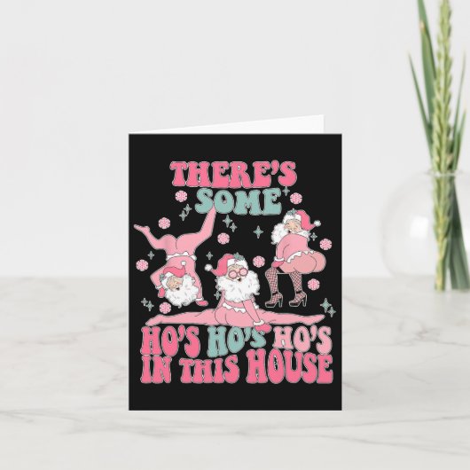 最高にイケてるぜ！この家にホーホーホーな人々がいるんだ、クリス カード (正面)