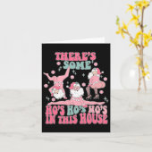 最高にイケてるぜ！この家にホーホーホーな人々がいるんだ、クリス カード (黄色い花)