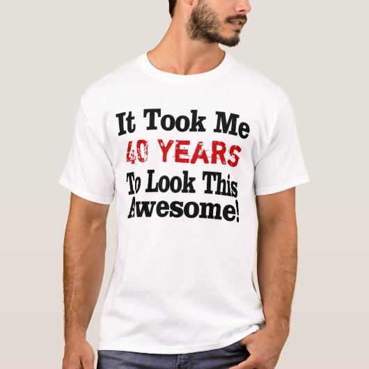 最高にカッコイイ歳 Tシャツ (正面)