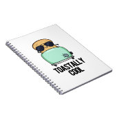 最高にクールな面白いトーストの駒 ノートブック (右側)