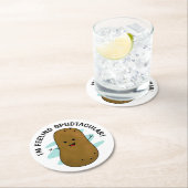 最高にポテト感が溢れてる! ラウンドペーパーコースター (インサイチュ)