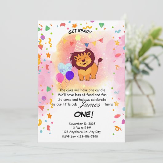 最高にユニークな 招待状 (スタンド正面)